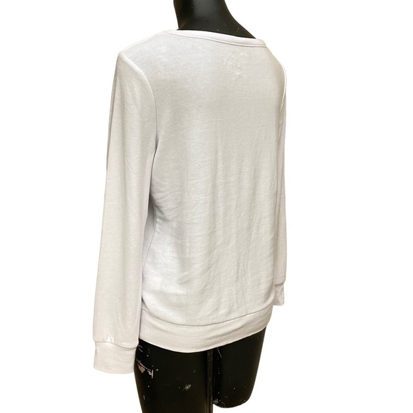 Chaser Happy Pullover Long Sleeve Top Size XS - Picture 4 of 6